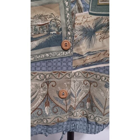 Medium Women's Teddi Shirt With Tropical Safari Hawaiian Beach Zebra Theme - Picture 4 of 8